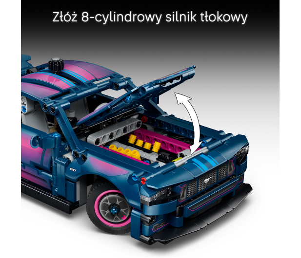 LEGO TECHNIC 42236 Warsztat tuningowy: samochód Ford Mustang GT - 1547398 - zdjęcie 7